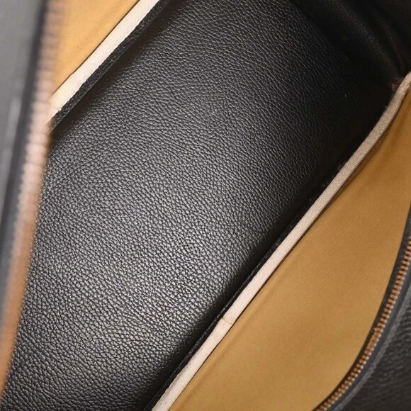 Hermes Black Ardennes Plume 45 Duffle Handbag ◯X 2M 115812 - Picture 7 of 9